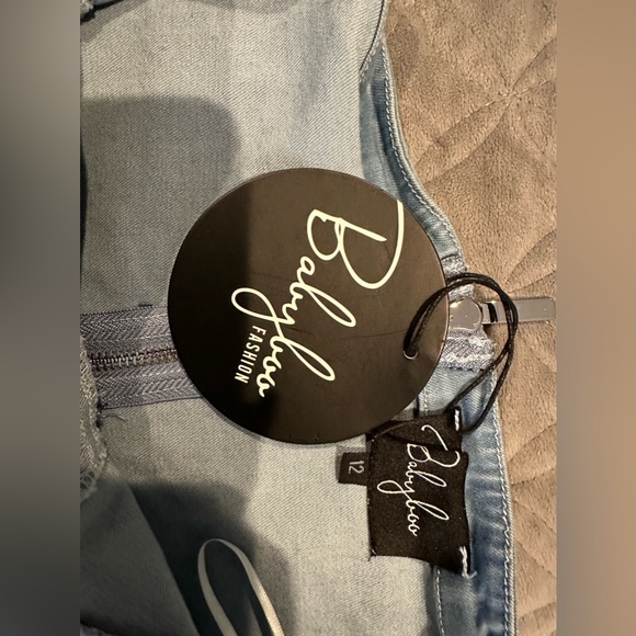 Baby boo denim jumpsuit - Picture 3 of 5